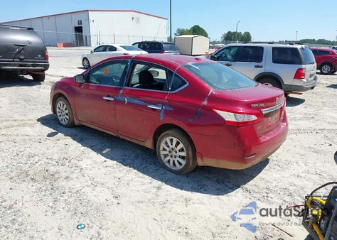 2013 Nissan Sentra Sv из США, поврежденный, VIN 3N1AB7AP7DL731233